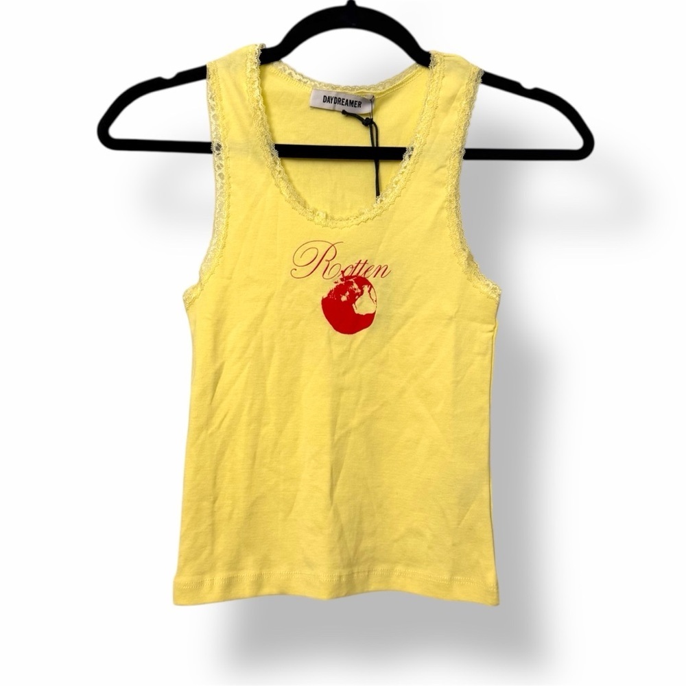 DAYDREAMER Rotten Apple Tank Top Yellow - Picture 2 of 6